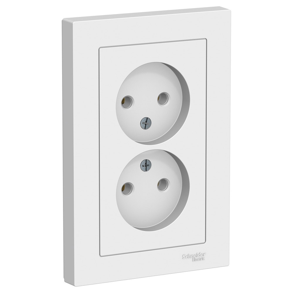 Изображение товара Силовая розетка встраиваемая Systeme electric AtlasDesign ATN000120 цвет белый Изображение товара Силовая розетка встраиваемая Systeme electric AtlasDesign ATN000120 цвет белый