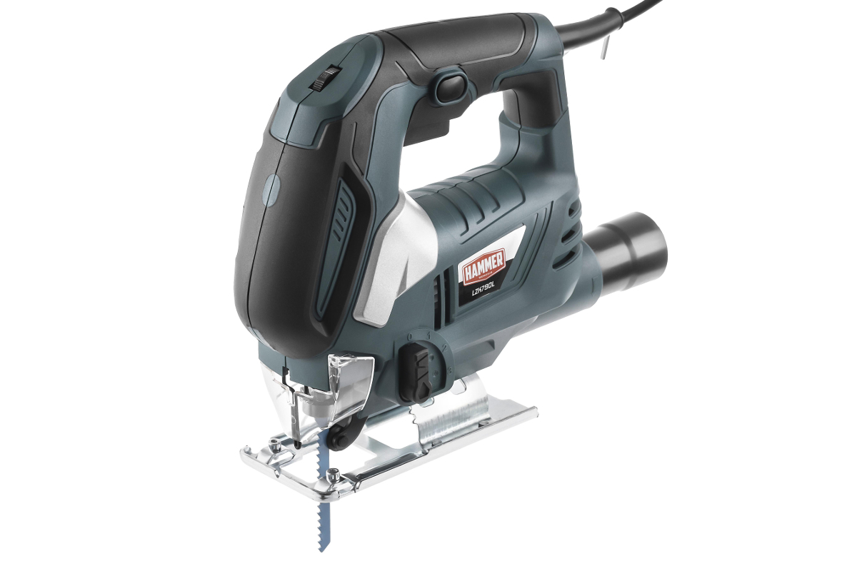 Изображение товара Электрический лобзик HAMMER LZK790L мощностью 790 Вт с прямым и фигурным резом