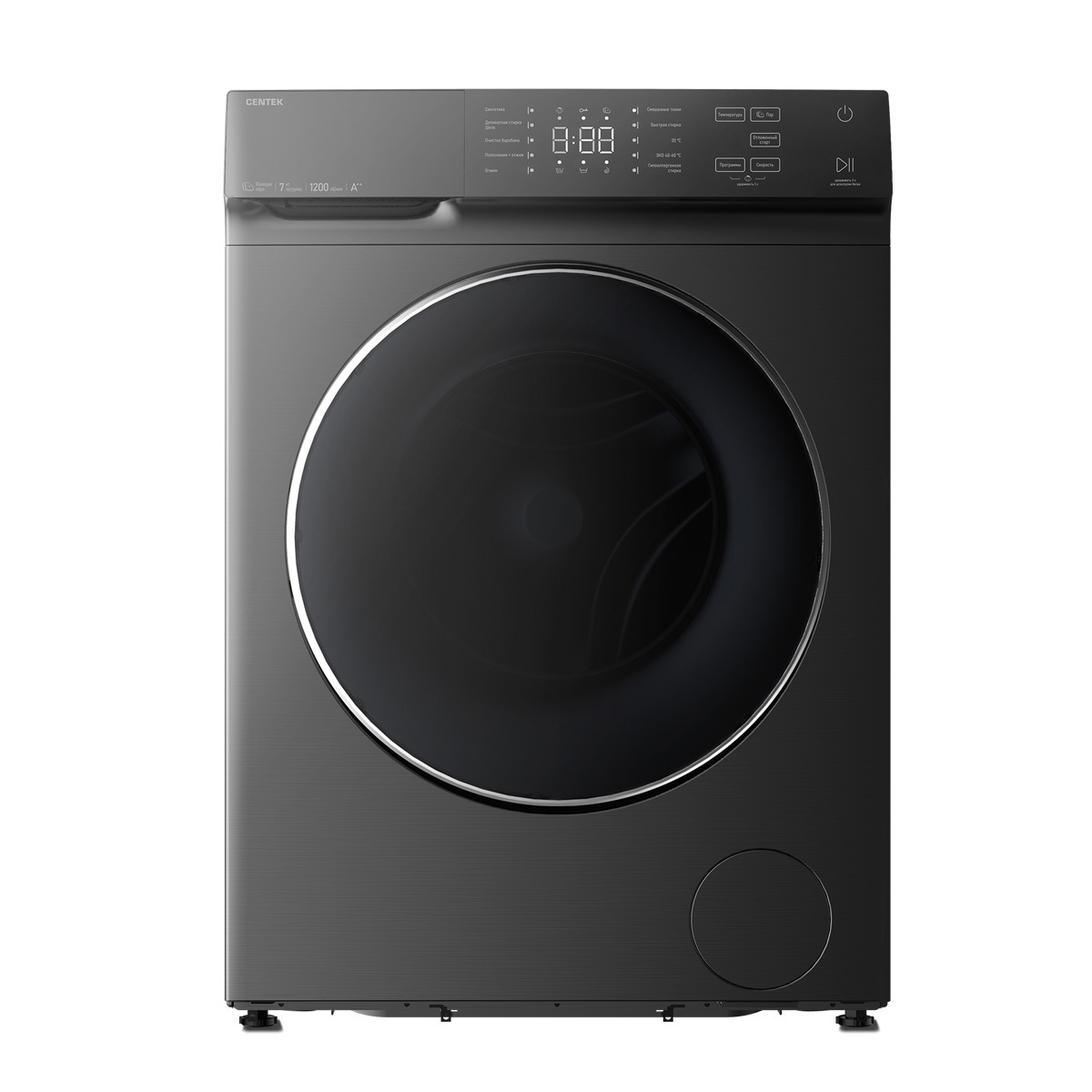 Изображение товара Стиральная машина Centek CT-1973 7 кг серый фронтальная A++