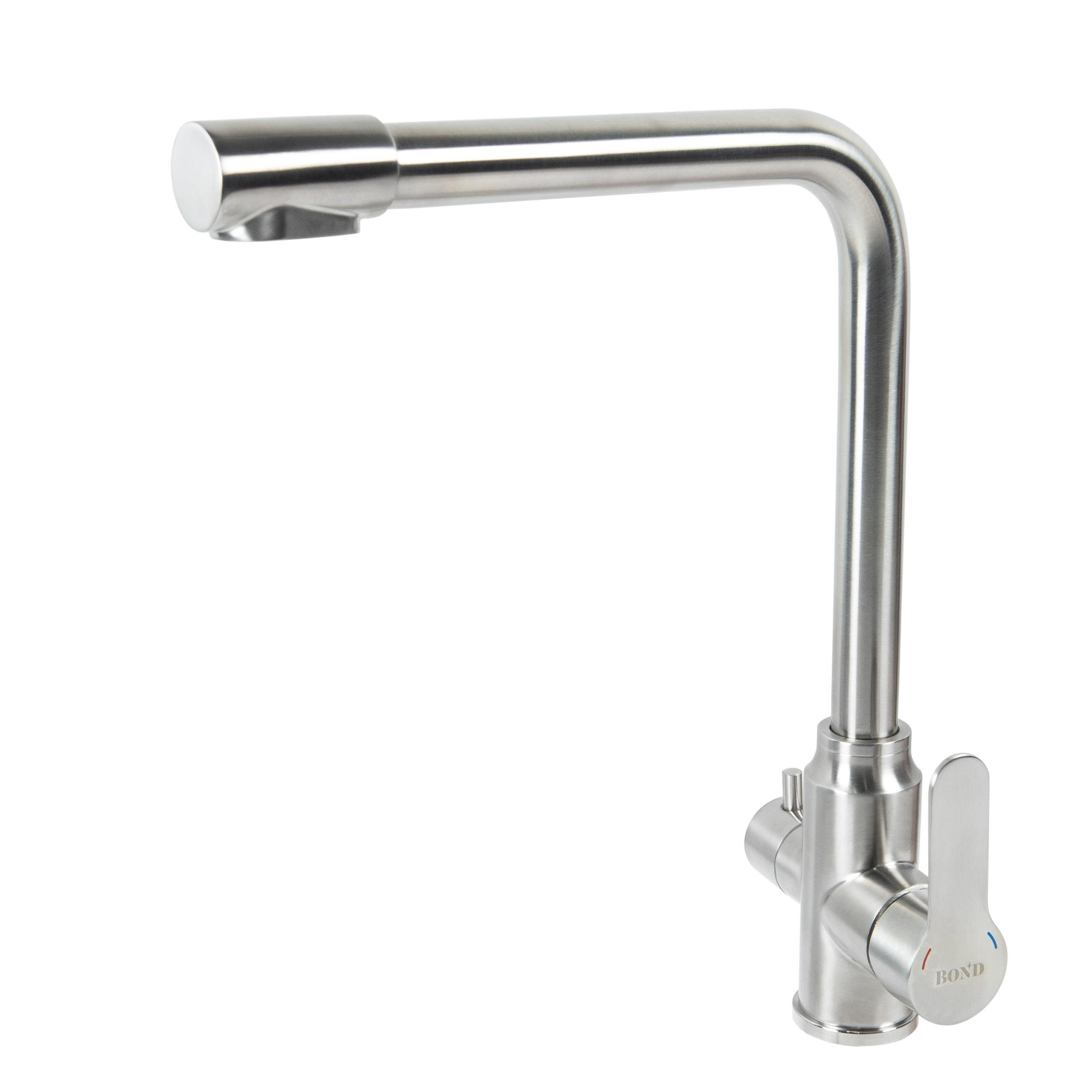 Изображение товара Смеситель для кухни Bond BL650400 поворотный излив 32 см цвет серый
