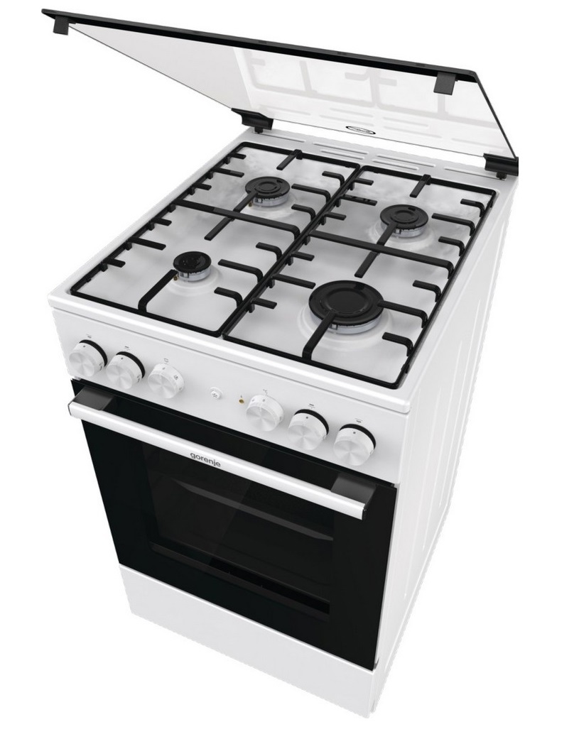 Изображение товара Кухонная плита Gorenje GK5A21WH 50x85 см белая комбинированная с духовкой