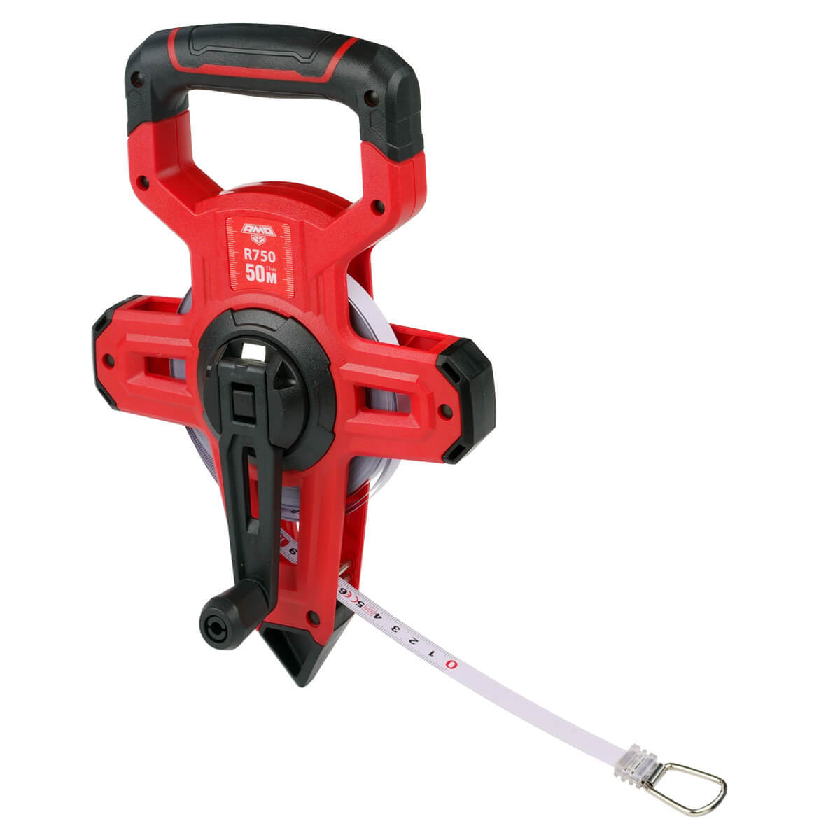 Изображение товара Рулетка AMO R750 50 м с нейлоновым покрытием для точных замеров