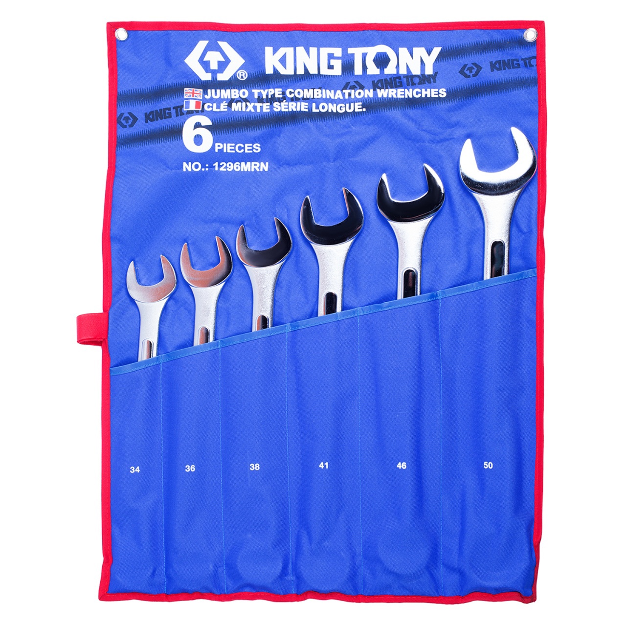 Изображение товара Набор ключей комбинированных King Tony 1296MRN 34-50 мм, 6 шт