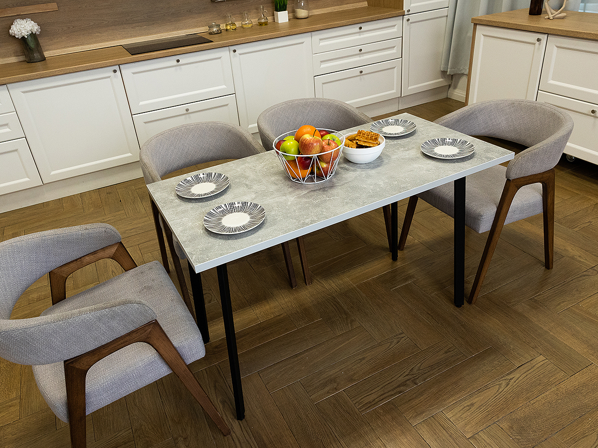 Изображение товара Кухонный стол Diko Loft Delight Dining 120х70х75 см цвет ателье светлый