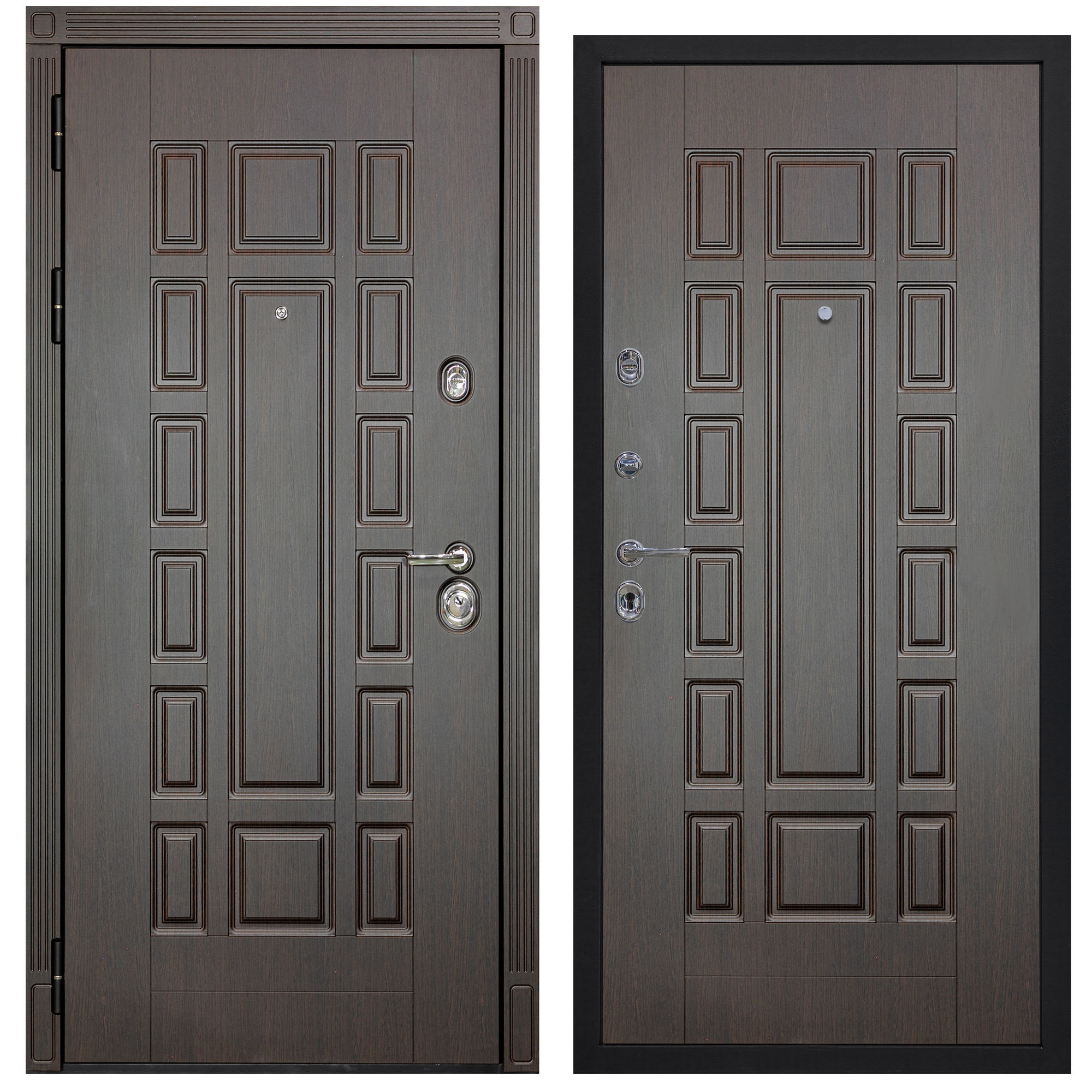 Изображение товара Входная дверь Diva STR MX-53 левый 205x96см цвет венге/д2 венге