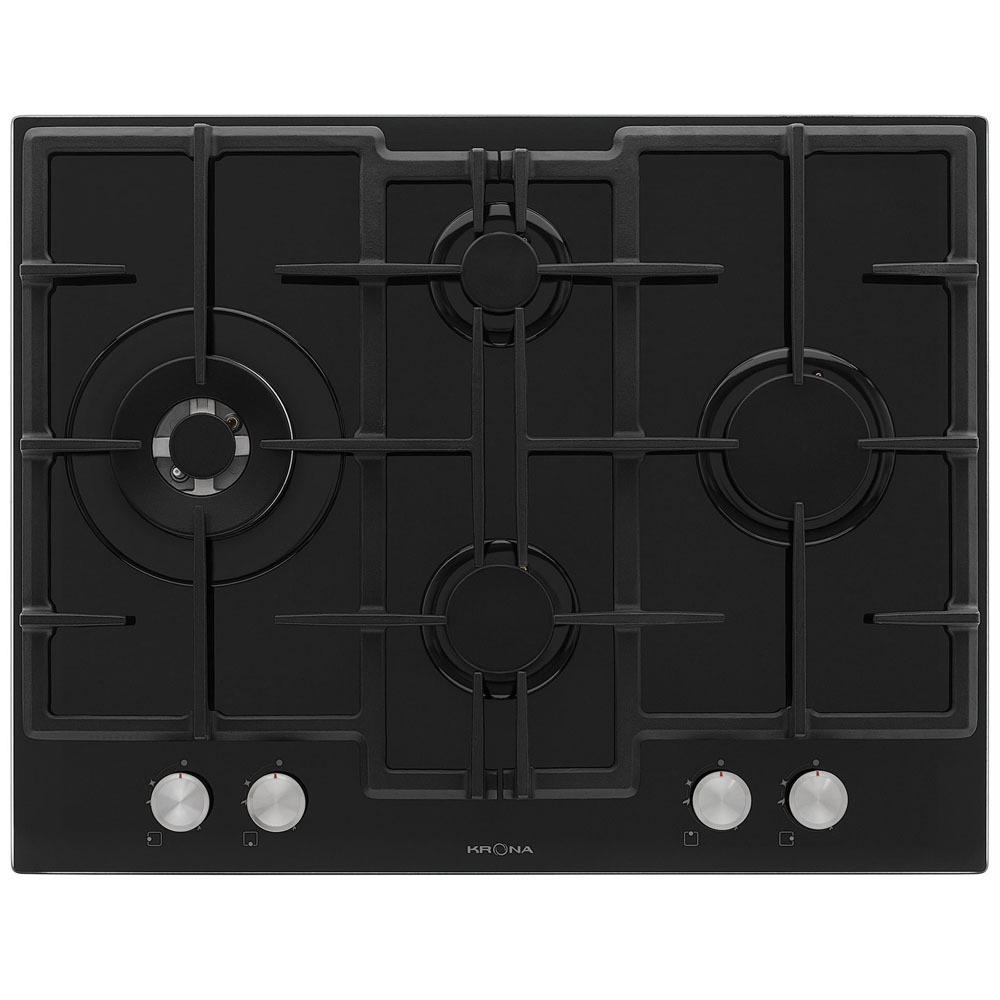 Изображение товара Газовая варочная панель Krona RITTER 67/60 BL с 4 конфорками и безопасностью