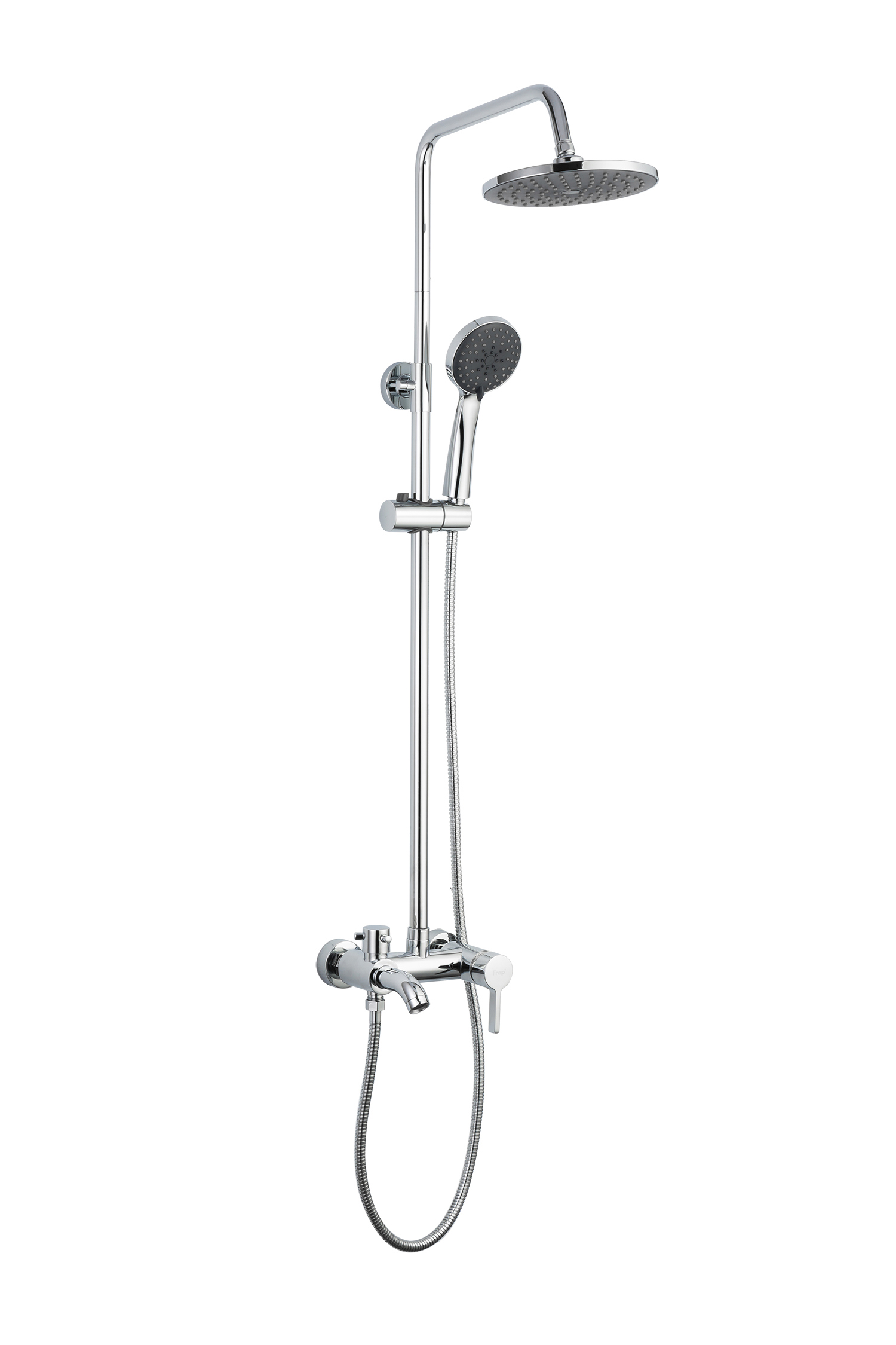 Изображение товара Душевая система FRAP F2416 с однорычажным смесителем - серебристая