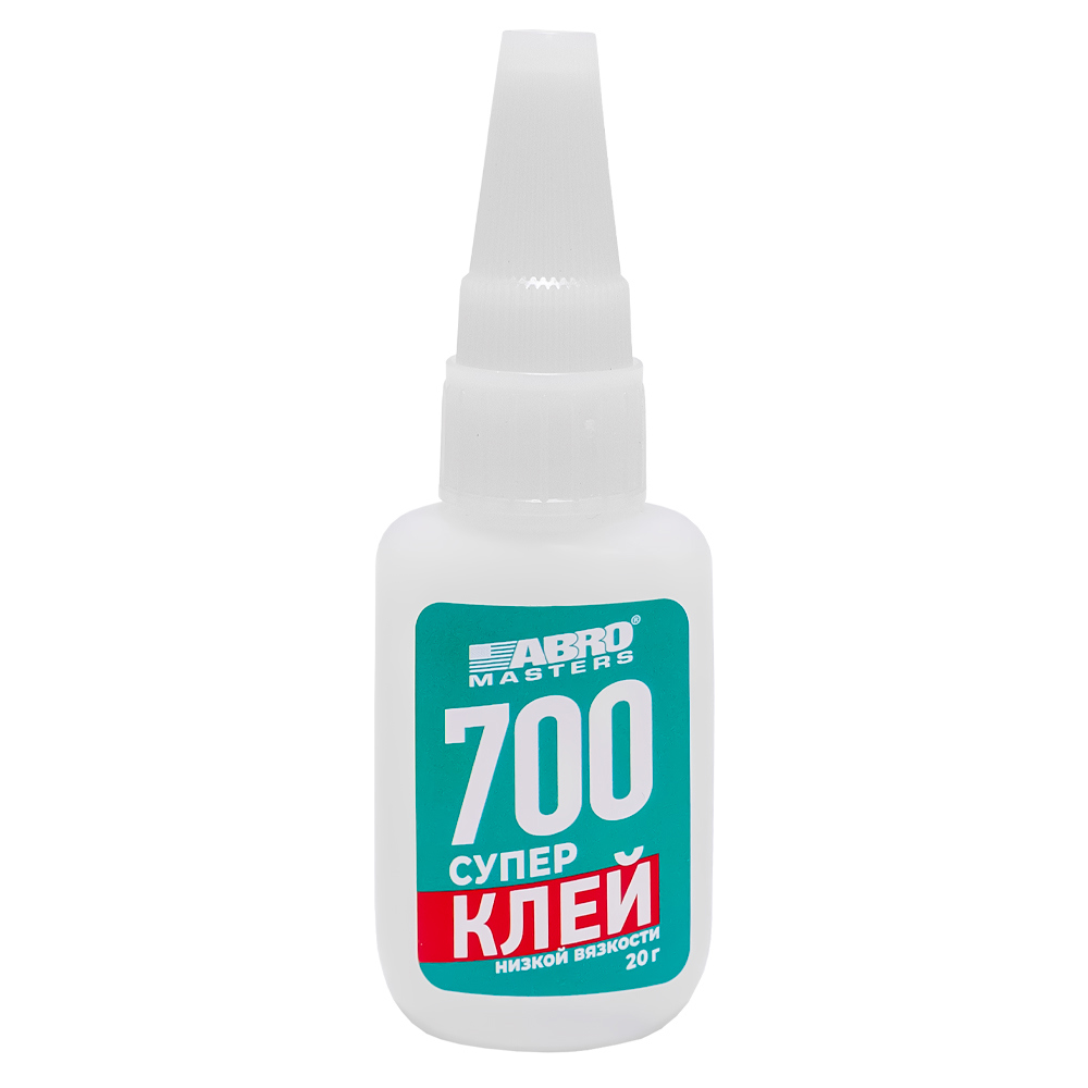 Изображение товара Суперклей низкой вязкости 700 Abro Masters 20 г Изображение товара Суперклей низкой вязкости 700 Abro Masters 20 г