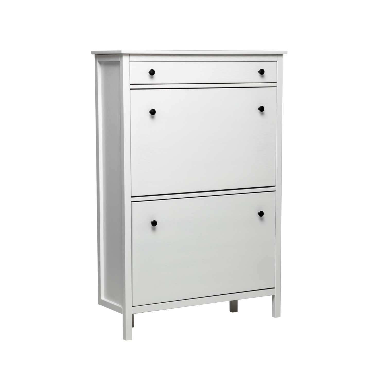 Изображение товара Шкаф для обуви Leset 89x130x30.2 см МДФ цвет белый Изображение товара Шкаф для обуви Leset 89x130x30.2 см МДФ цвет белый