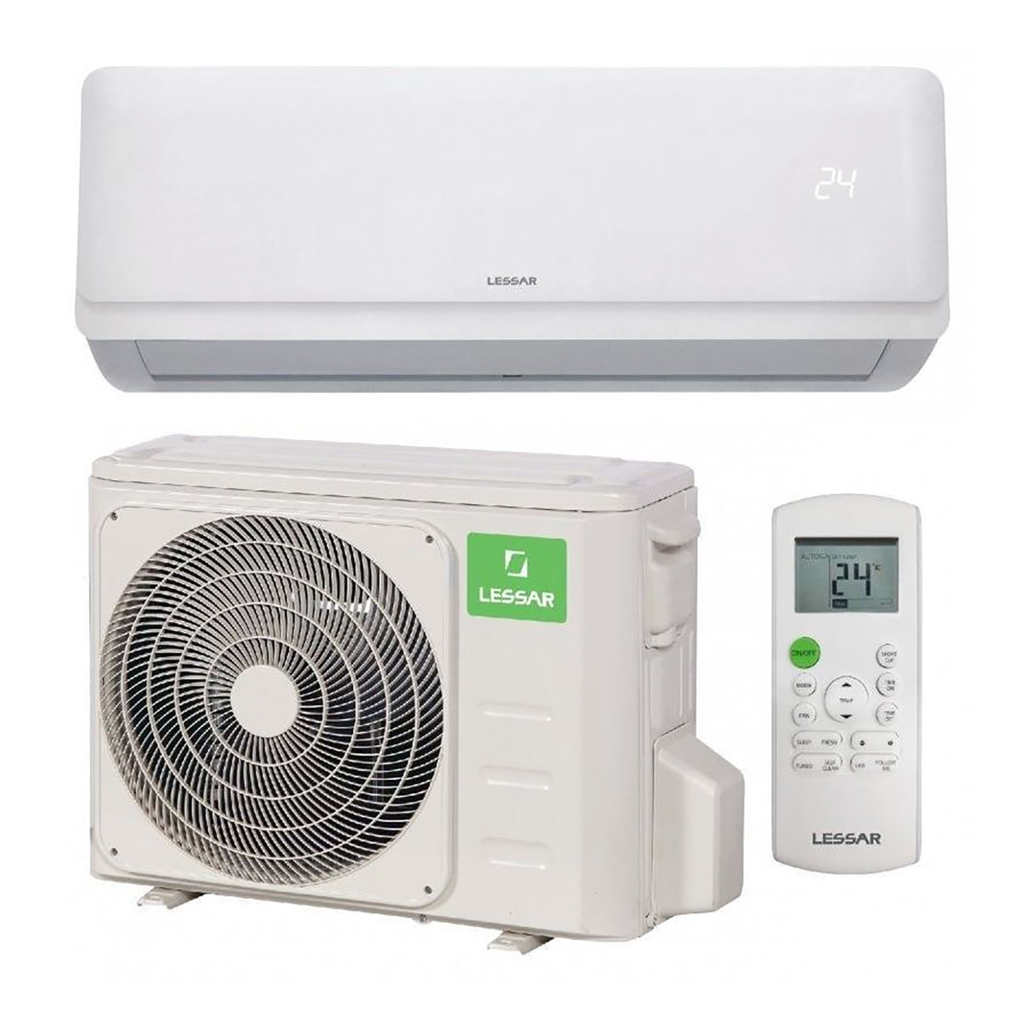 Изображение товара Сплит-система Lessar LS-H07KFE2 с Wi-Fi и обогревом для дома и офиса Изображение товара Сплит-система Lessar LS-H07KFE2 с Wi-Fi и обогревом для дома и офиса
