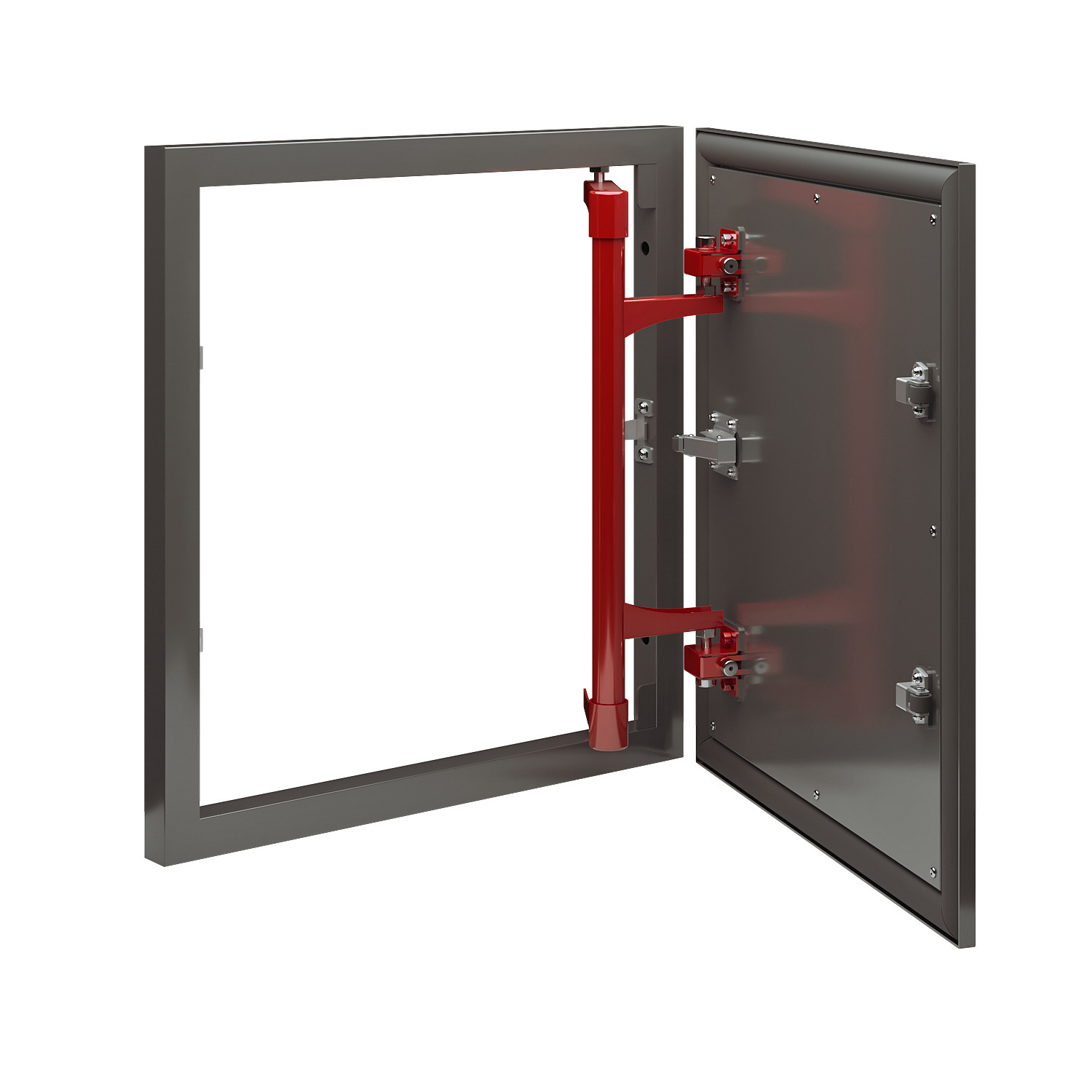 Изображение товара Ревизионный лючок Хаммер Стил Плюс 20х30 стальной скрытый для стен и плитки