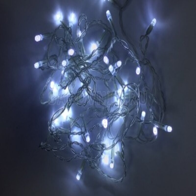 Изображение товара Электрогирлянда комнатная Glq нить 3.5x0.03 м 48 ламп холодный белый 9 режимов работы