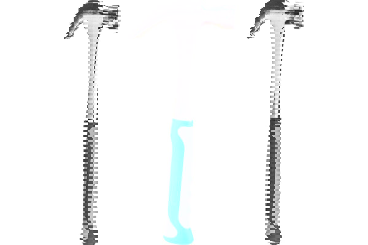 Изображение товара Молоток-гвоздодер Ремоколор 38-3-345 двухкомпонентная рукоятка 450 г