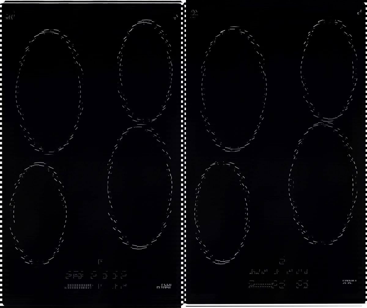 Изображение товара Электрическая варочная панель Hyundai HHE 6451 BG черная 59 см 4 конфорки сенсорное управление