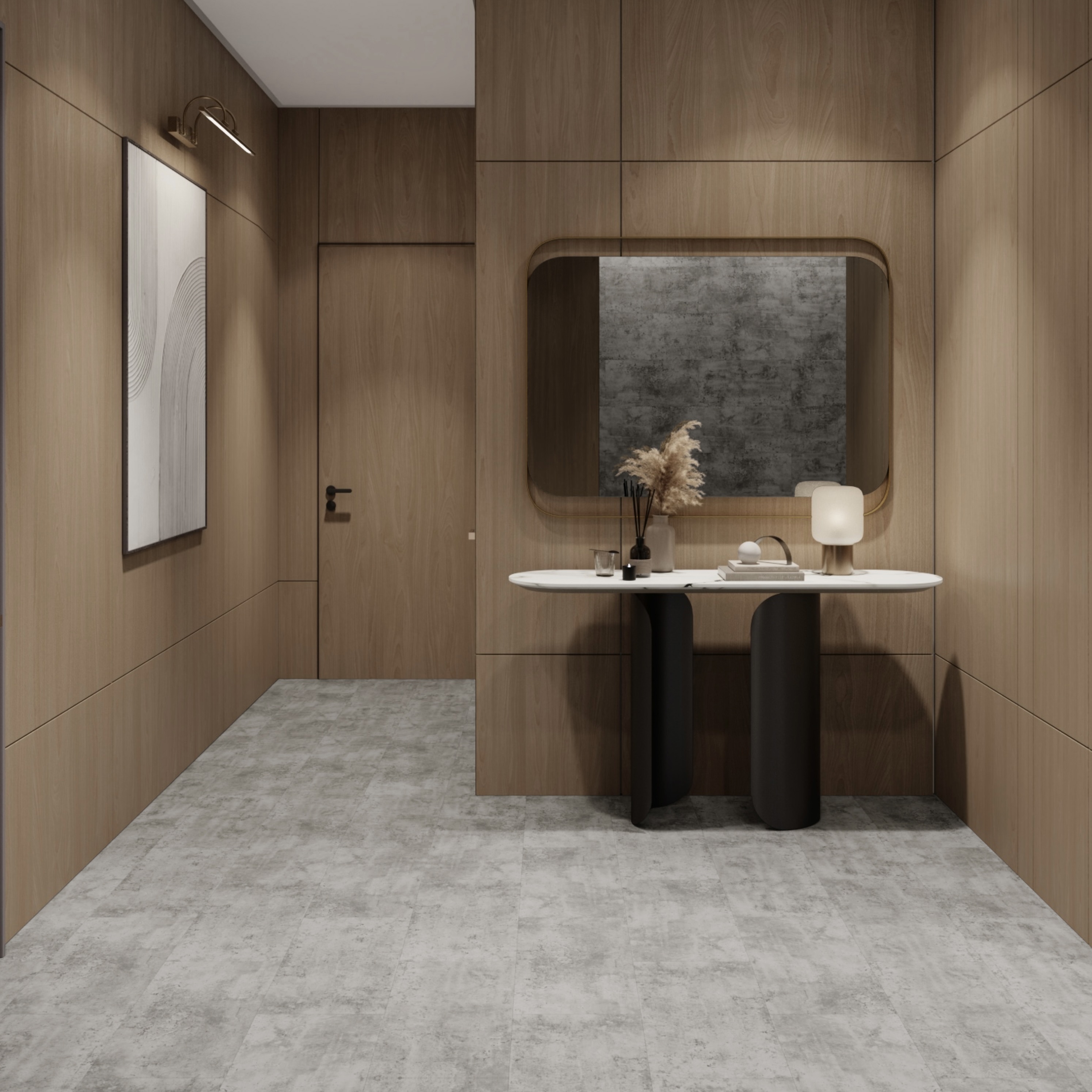 Изображение товара Кварцвиниловая плитка Novafloor Keramik 2.23м² 43 класс серый доломит