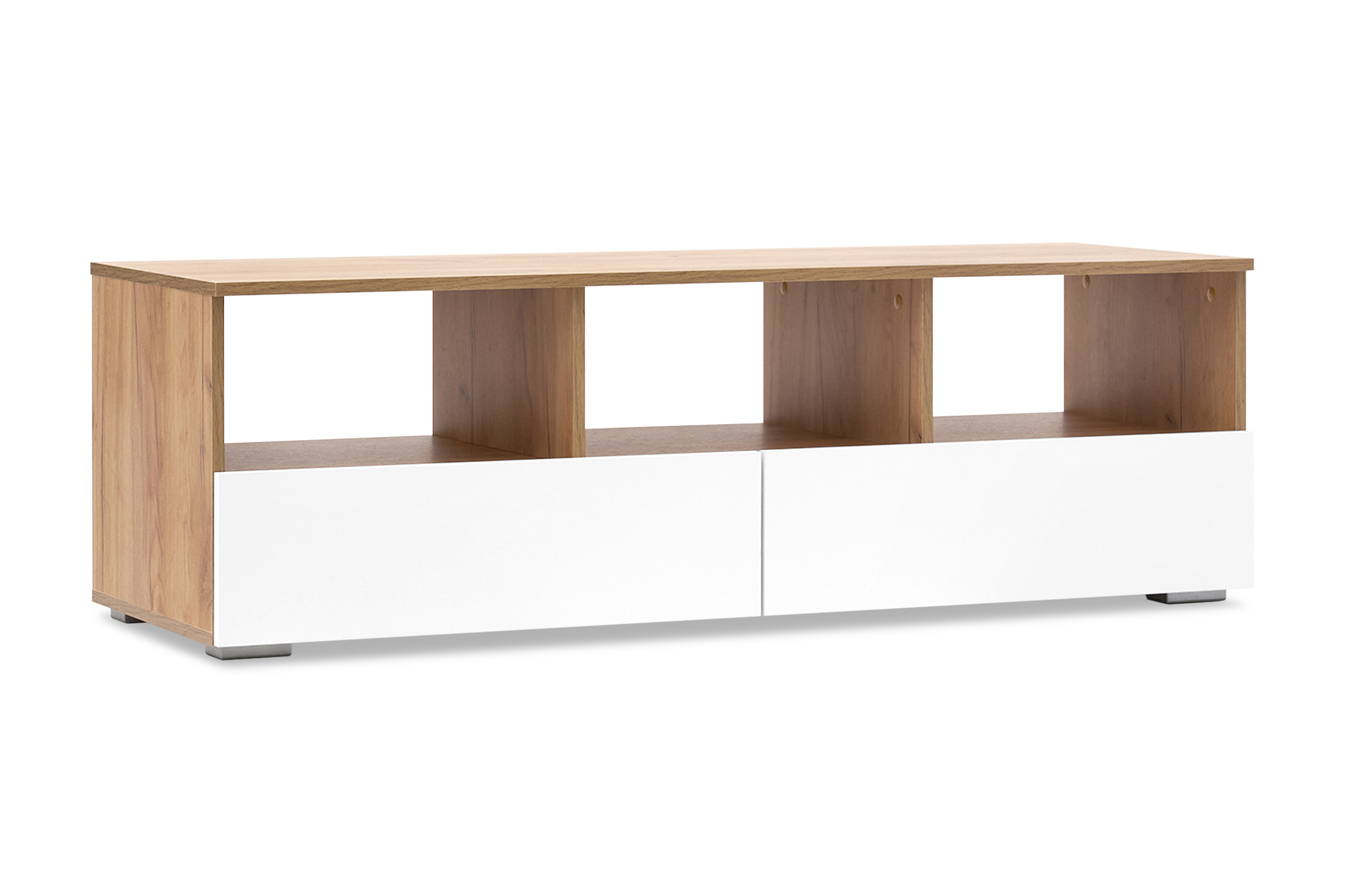 Изображение товара Тумба под телевизор Нонтон 08-169442 140.2x44.2x46 см ЛДСП цвет белый