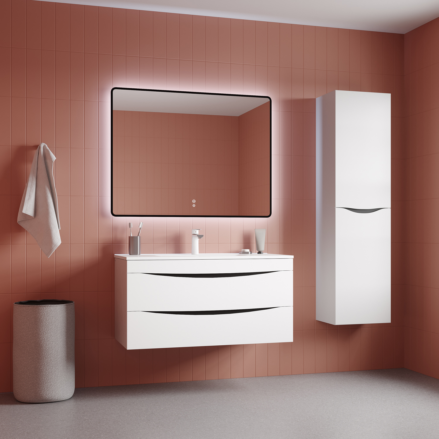 Изображение товара Зеркало для ванной Iddis Cloud CLX10T0i98 с подсветкой 100x80см