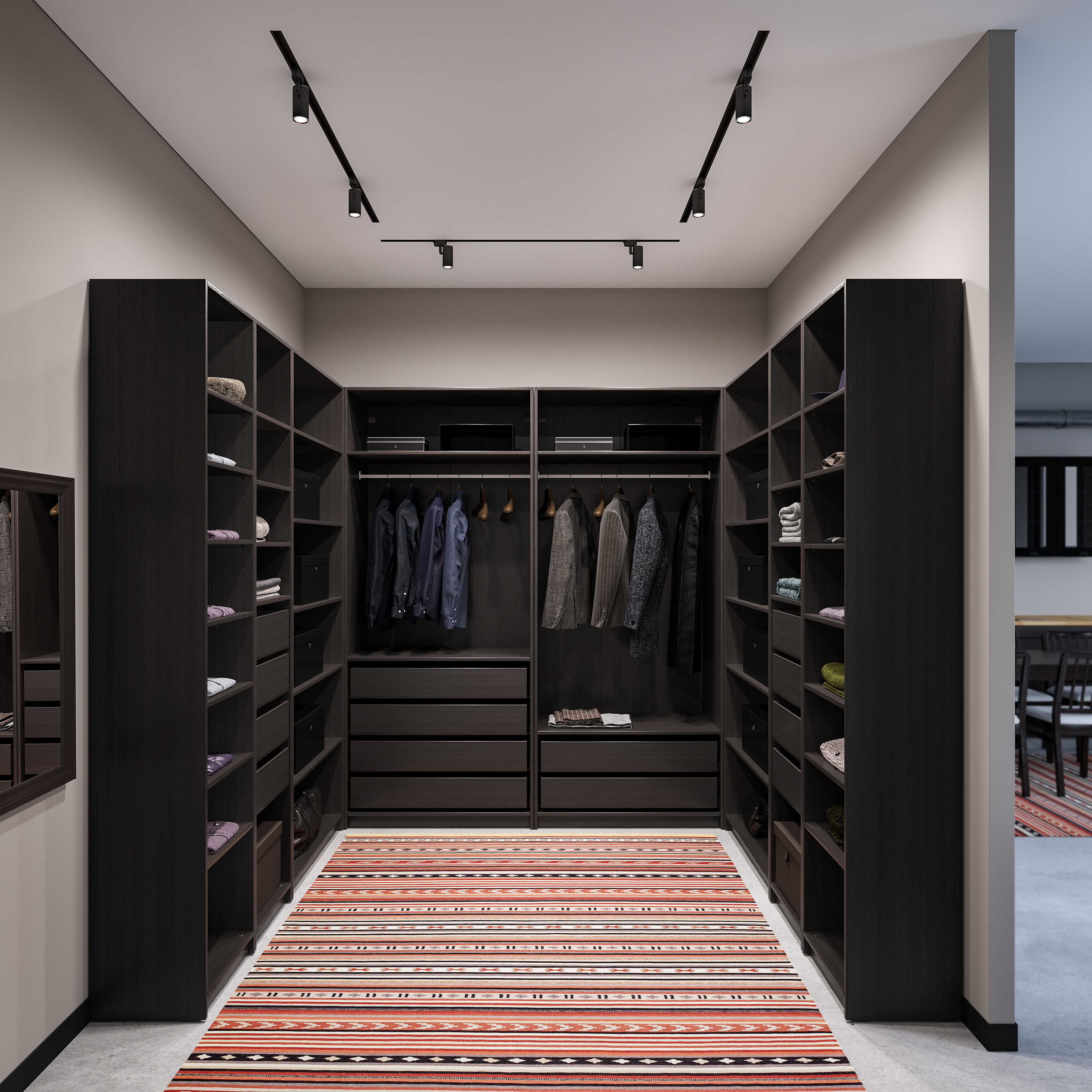 Изображение товара Полка для шкафа Гуд Лакк Макс 96x1.80x36 см ЛДСП цвет венге