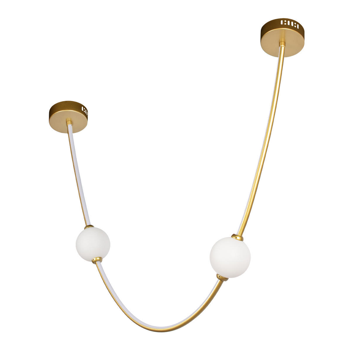 Изображение товара Светильник подвесной светодиодный Loft It Embrace 10242-600 gold 8.23 м² теплый белый (желтый) свет цвет белый золото