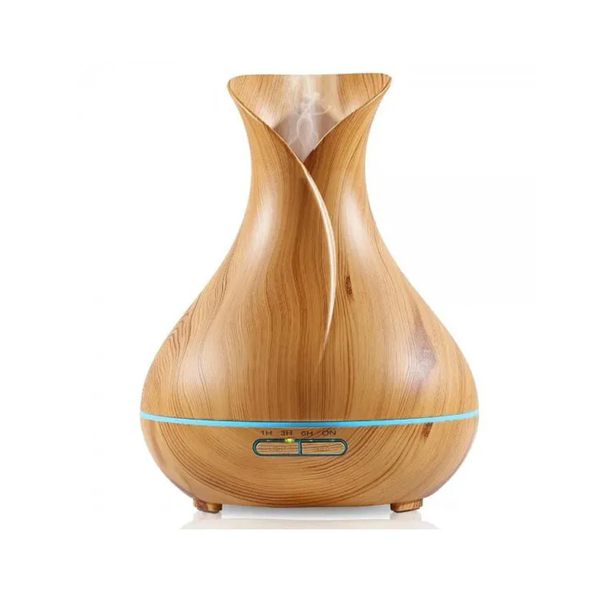 Изображение товара Увлажнитель воздуха ультразвуковой ZDK R55 light wood 500 мл с подсветкой и аромадиффузором цвет темно-коричневый