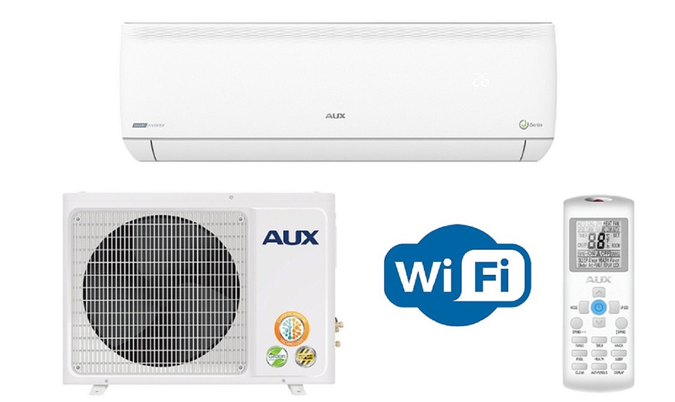 Изображение товара Сплит-система инверторная Aux J Progressive Inverter ASW-H09A4/JD-R2DI (v1) AS-H09A4/JD-R2DI (v1) 9K BTU охлаждение/обогрев с Wi Fi