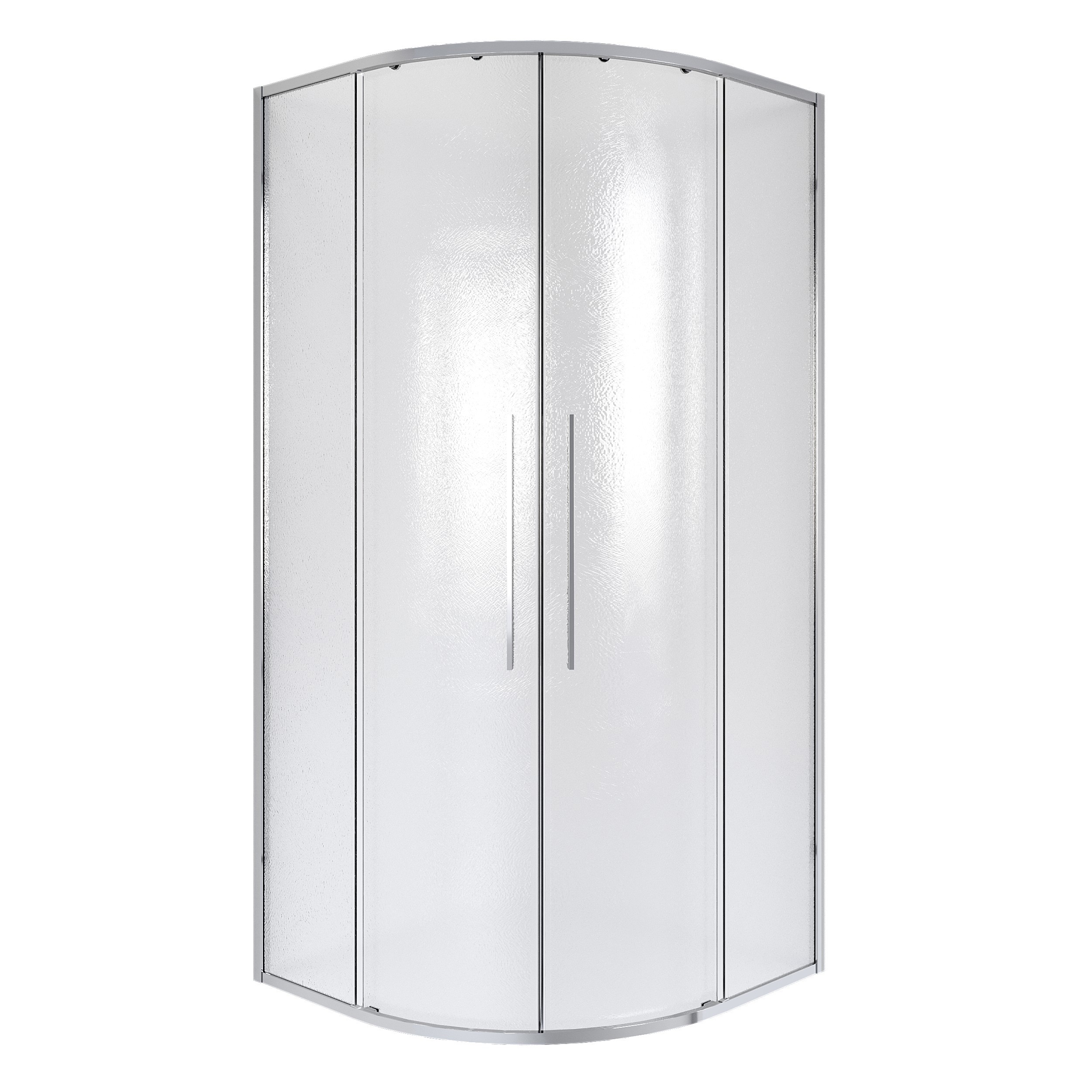 Изображение товара Душевой уголок Niagara Nova NG-3626-34 1/4 круга 90x90 см хромированный профиль матовое стекло