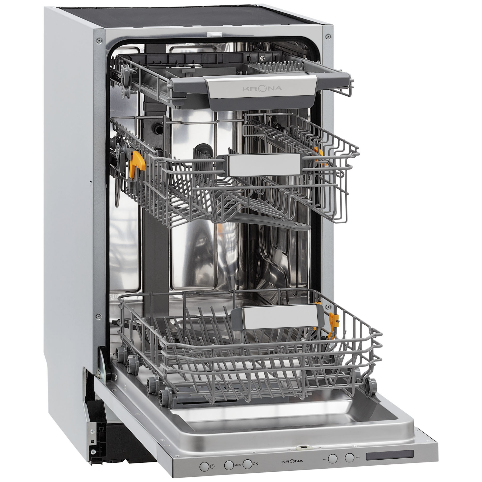 Изображение товара Встраиваемая посудомоечная машина Krona KAMAYA 45 BI 45x81.5 см с 8 режимами