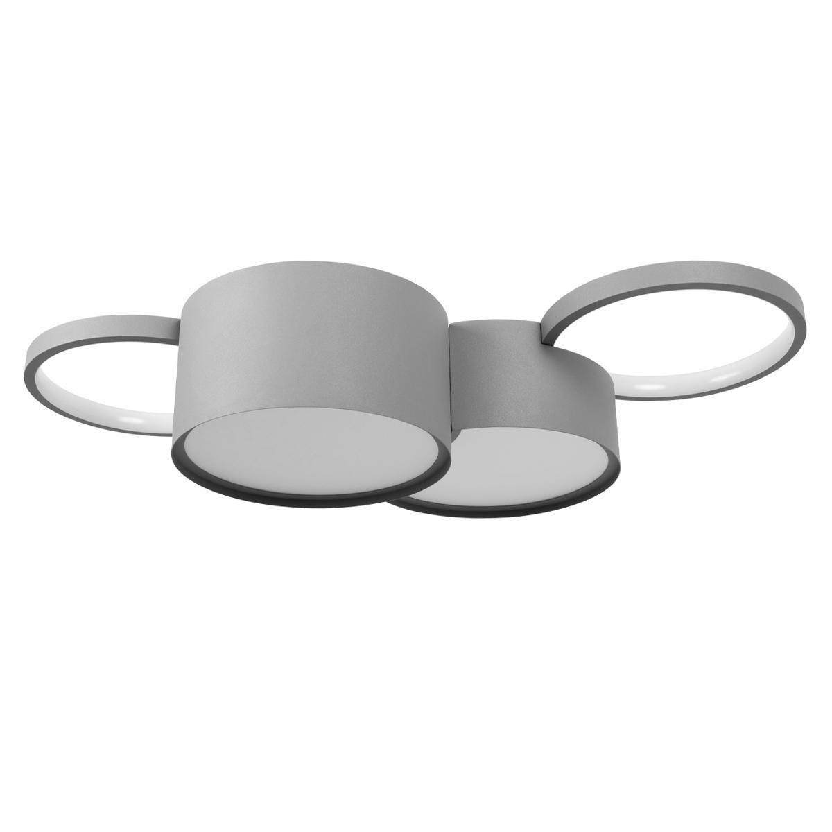 Изображение товара Люстра потолочная светодиодная Loft It Pin 10317-4 grey 8 м² теплый белый (желтый) свет цвет серый