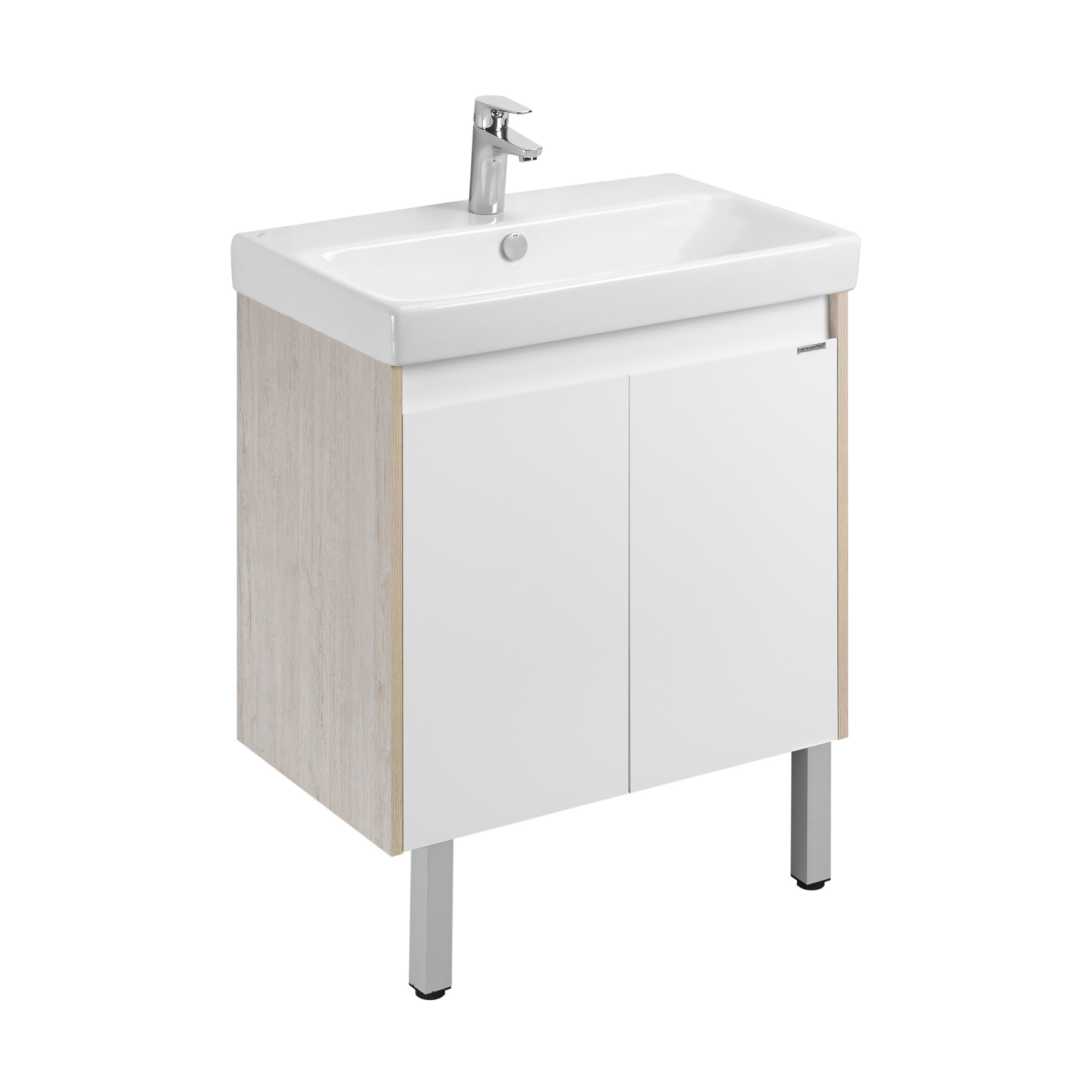 Изображение товара Тумба под раковину Aquaton Сканди 70 белая с раковиной Адриана