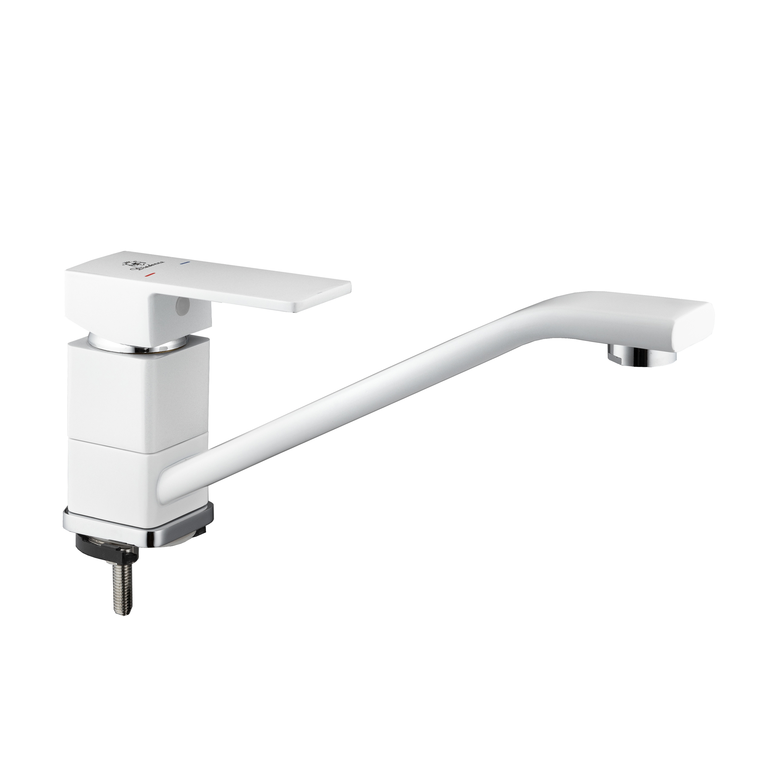 Изображение товара Смеситель для кухни DIADONNA D87-442106W поворотный излив белый