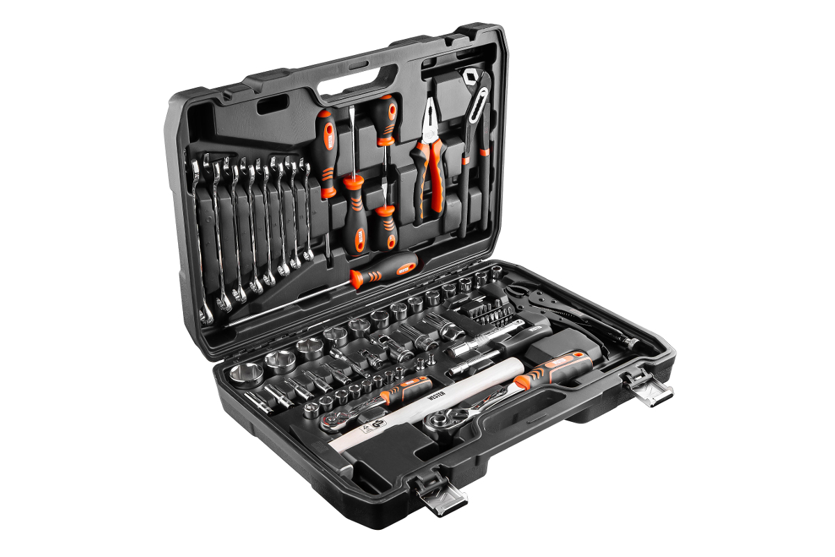 Изображение товара Набор инструмента WESTER WT072 универсальный 72 предмета с кейсом Изображение товара Набор инструмента WESTER WT072 универсальный 72 предмета с кейсом