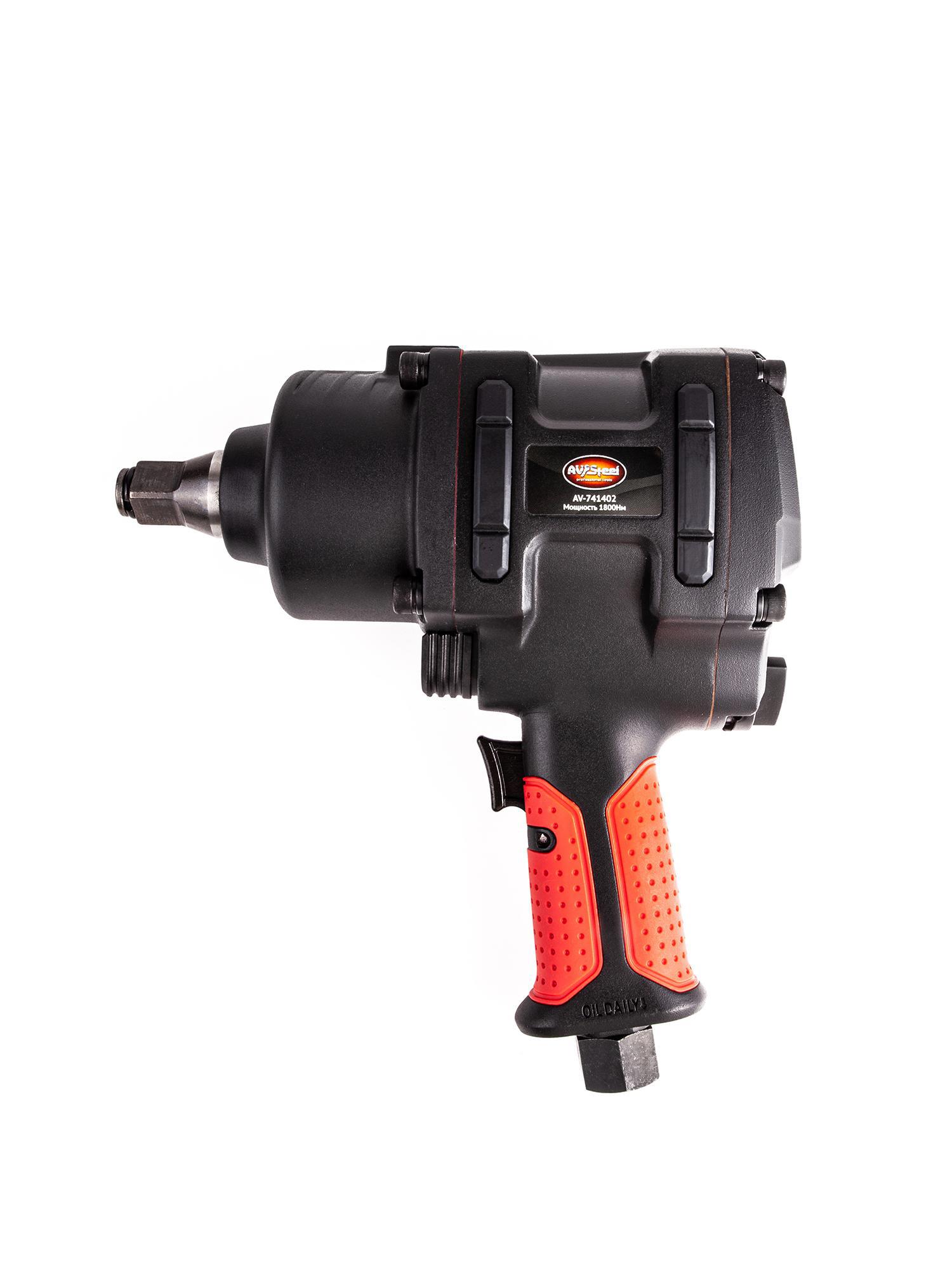 Изображение товара Гайковерт пневматического типа AV Steel AV-741402 1800 Нм 3/4" Rедкий мощный инструмент