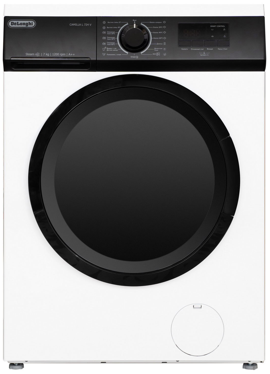 Изображение товара Стиральная машина De'Longhi CAMILLA L 724 V 7 кг 1200 об/мин A++