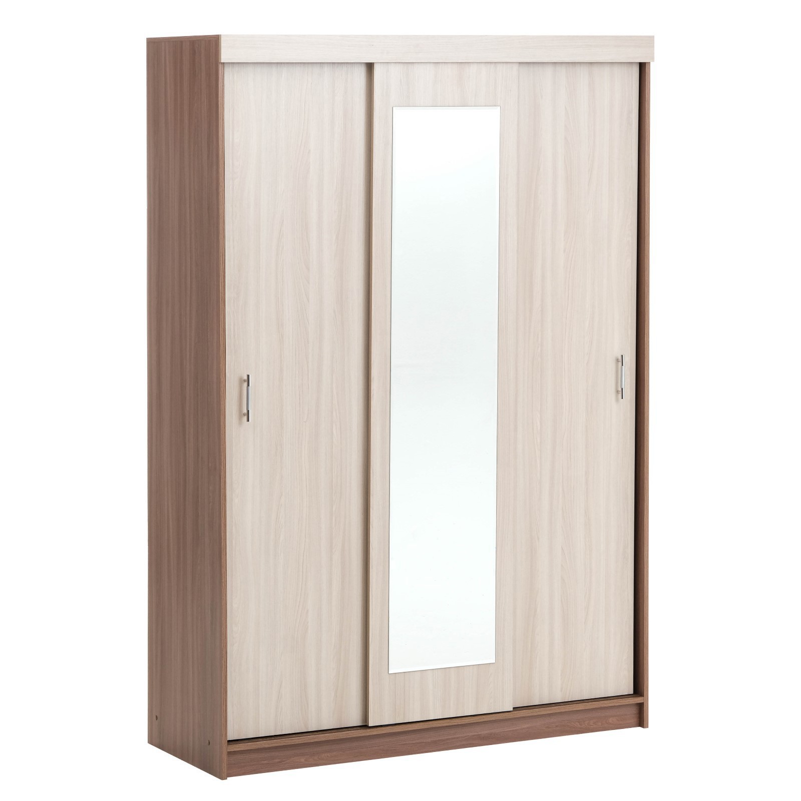 Изображение товара Шкаф-купе Бася Клик Мебель 140x210x57 см с зеркалом бежевый ЛДСП