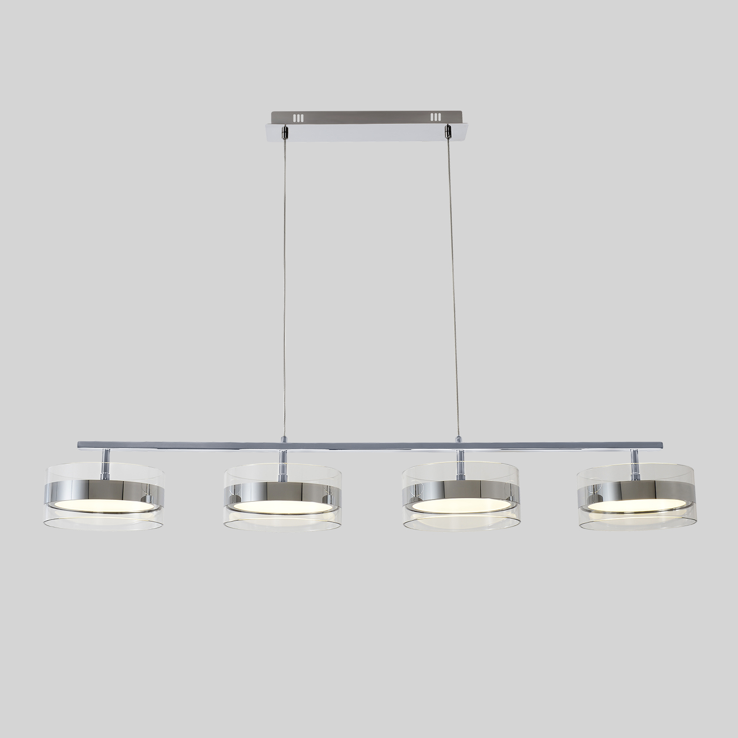 Изображение товара Подвесной светодиодный светильник Crystal Lux Myself sp40w 2521_240 нейтральный белый хром