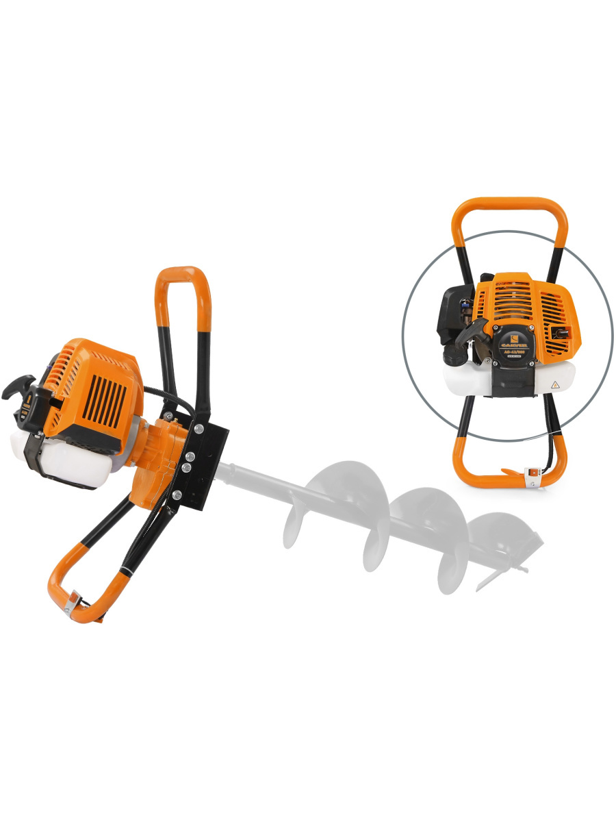 Изображение товара Мотобур Carver AG-43/000 1.7 л.с 43 см³ для дачников