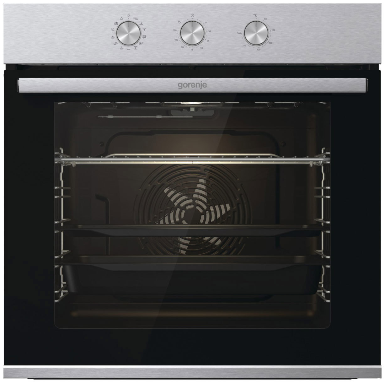 Изображение товара Встраиваемый электрический духовой шкаф Gorenje Bo6727E03X, нержавеющая сталь, 77 л