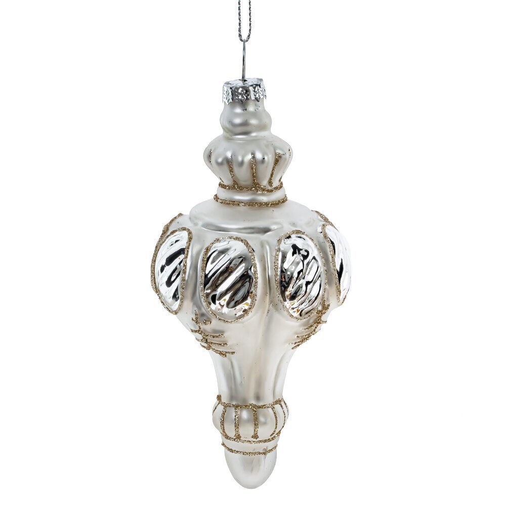 Изображение товара Елочная игрушка 809243 14 см x 6 см жёлтый/золотой