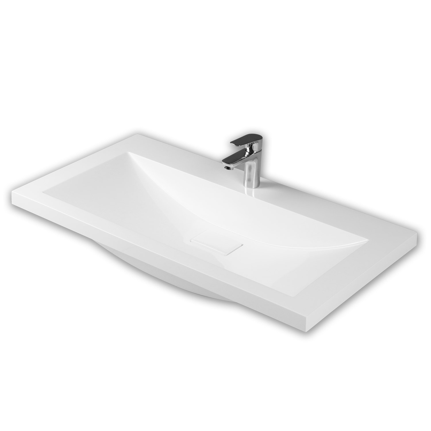 Изображение товара Раковина мебельная Итана alisa 4657773608580 90см цвет белый