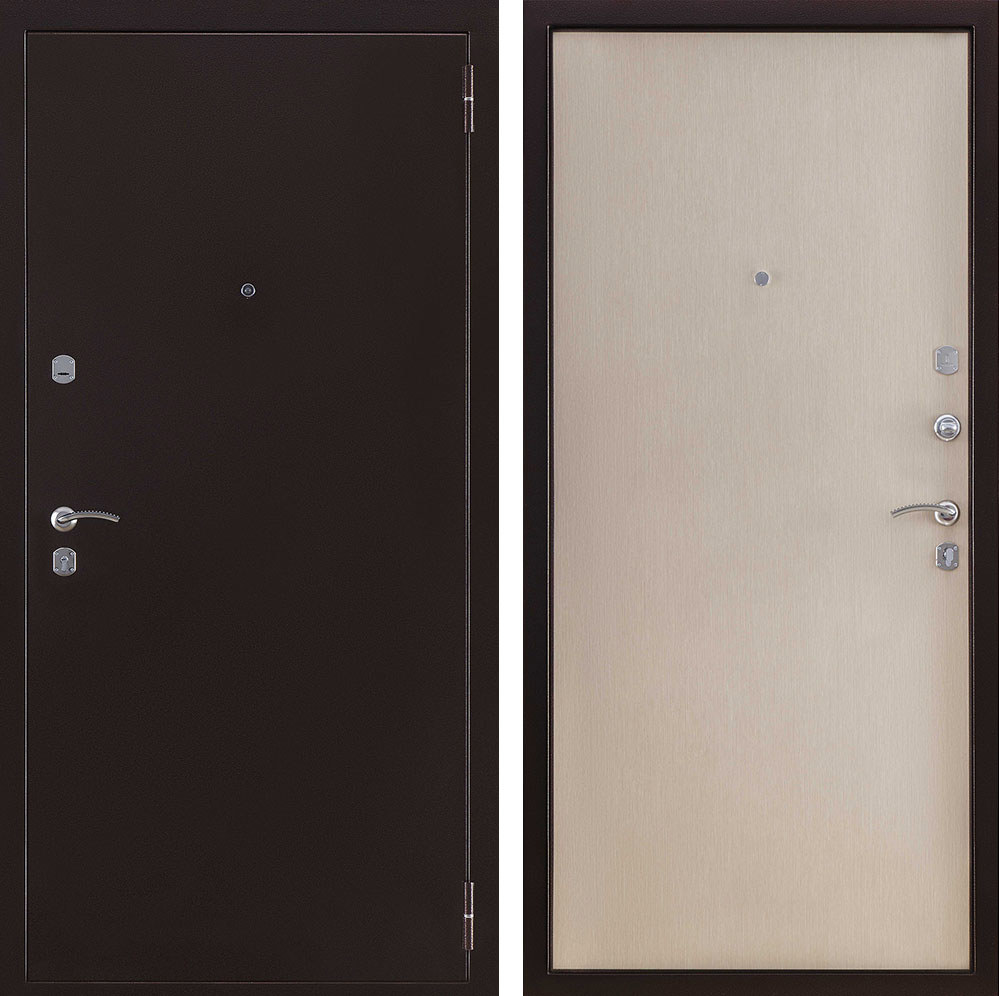 Изображение товара Входная дверь Двери регионов Триумф правый 205x98см беленый дуб