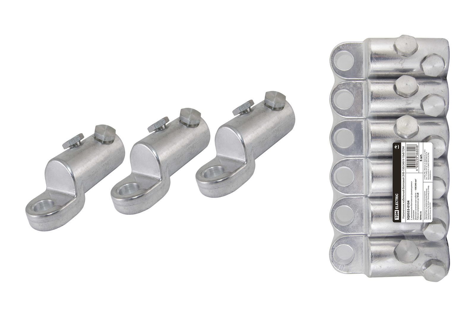 Изображение товара Nаконечник кабельный 2НБ-150/240-V-10кВ TDM ELECTRIC