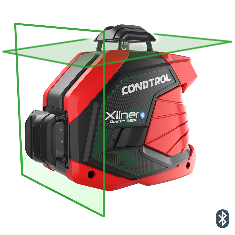 Изображение товара Лазерный уровень Condtrol XLiner Quatt 360G зеленый луч дальность 40 м