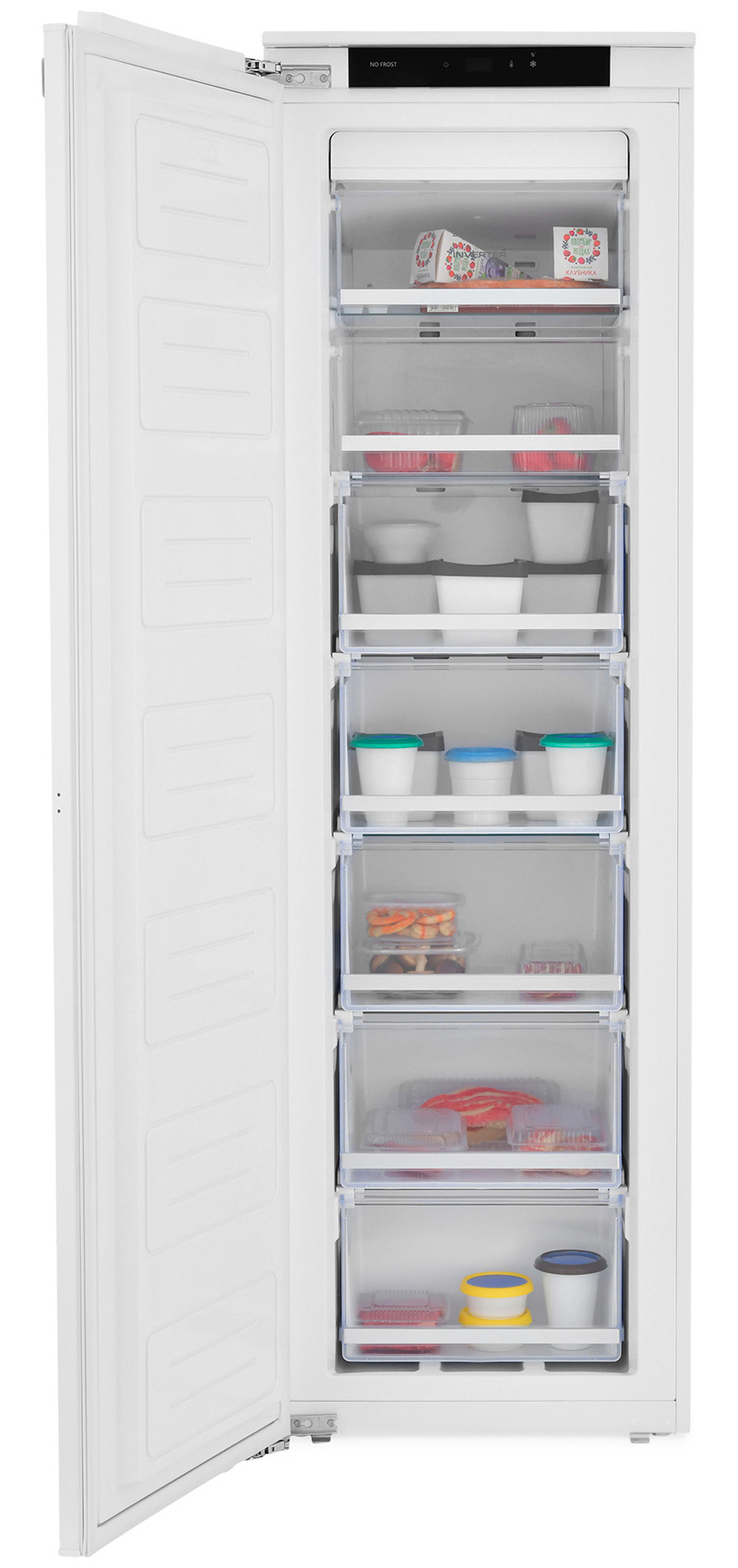 Изображение товара Встраиваемая морозильная камера Zugel ZFI17540NF 200л белая