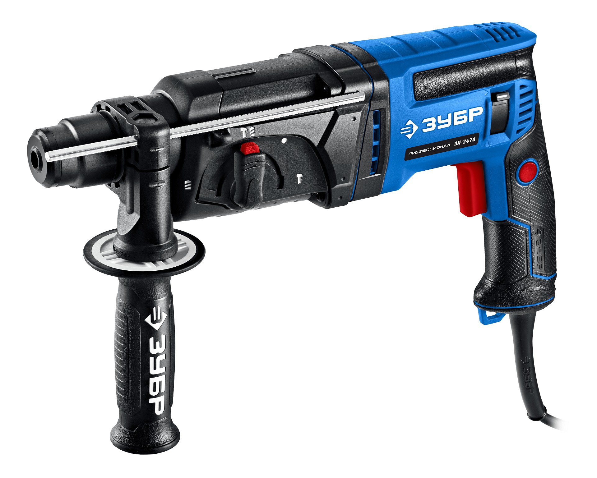 Изображение товара Перфоратор ЗУБР Профессионал ЗП-2470, 780 Вт, 2.7 Дж