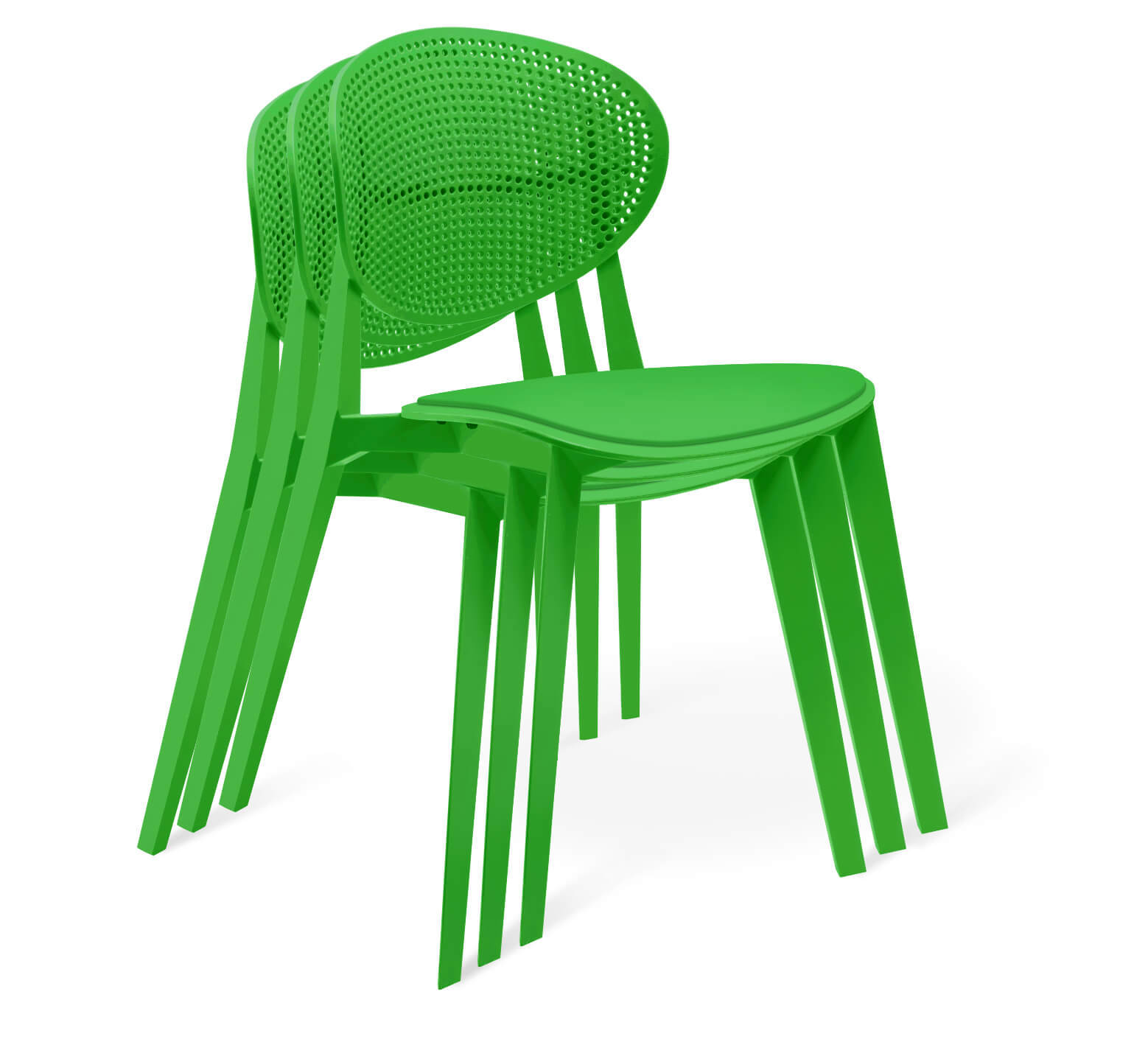 Изображение товара Стул Sheffilton 4554898404 44x83x56 см полипропилен цвет Зеленый