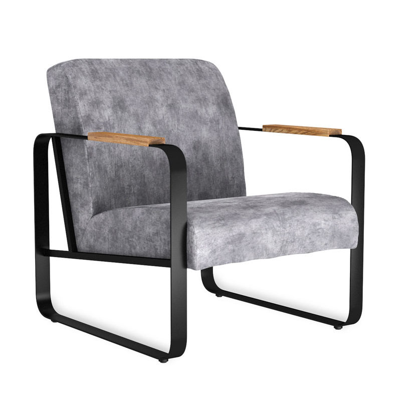 Изображение товара Стул Sheffilton 69x79.5x50 см велюр цвет дымчатый