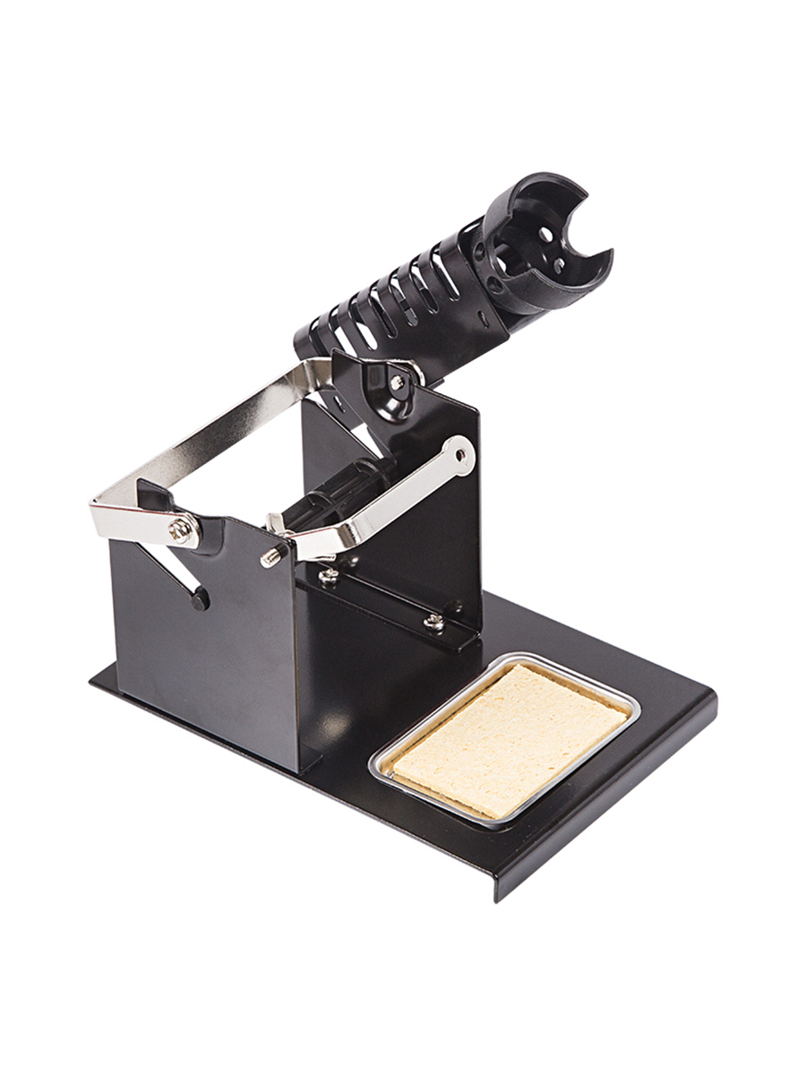 Изображение товара Подставка для паяльника Rexant 12-0316 с держателем припоя и губкой для очистки