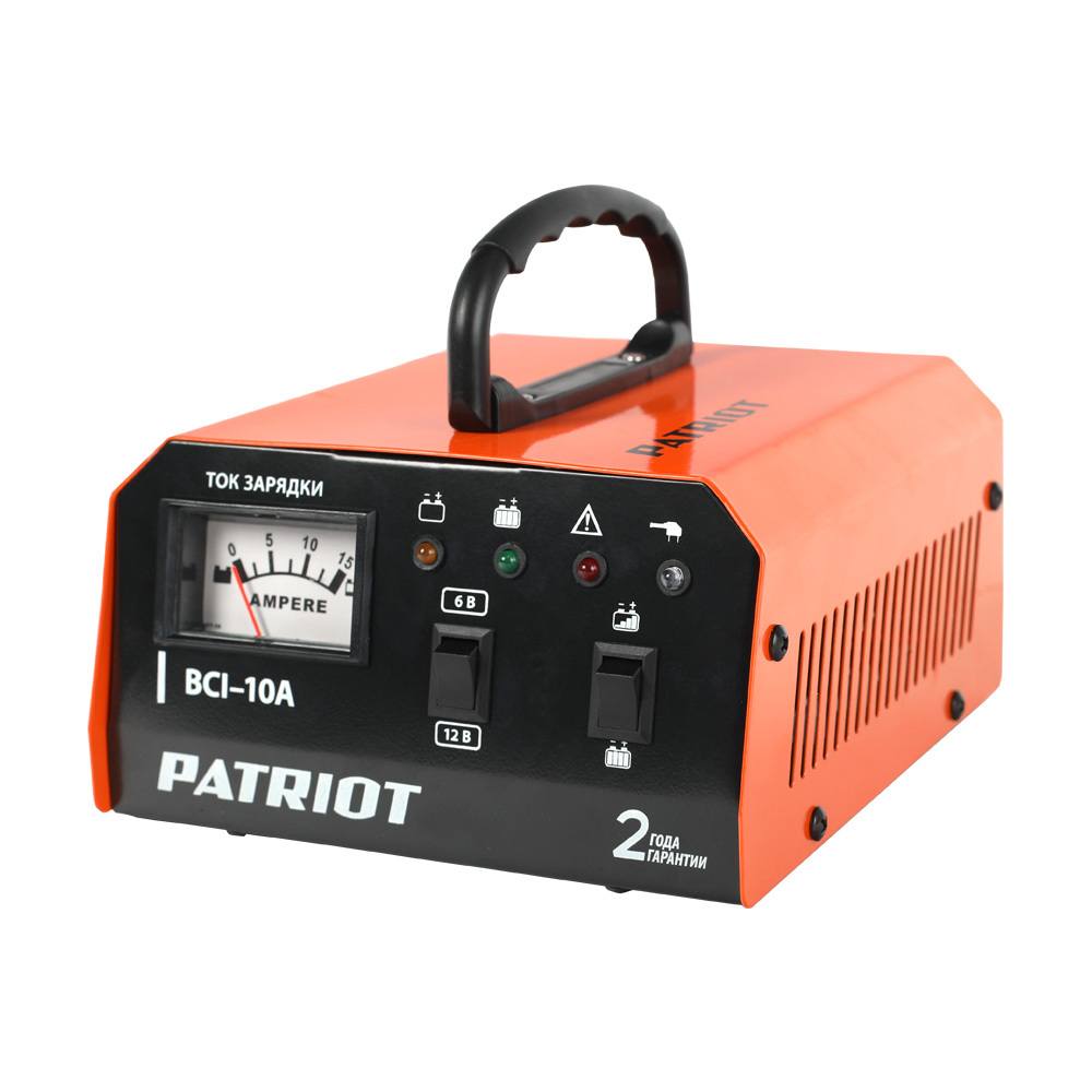 Изображение товара Зарядное устройство Patriot BCI-10A 220В для аккумуляторов до 150 А·ч Изображение товара Зарядное устройство Patriot BCI-10A 220В для аккумуляторов до 150 А·ч