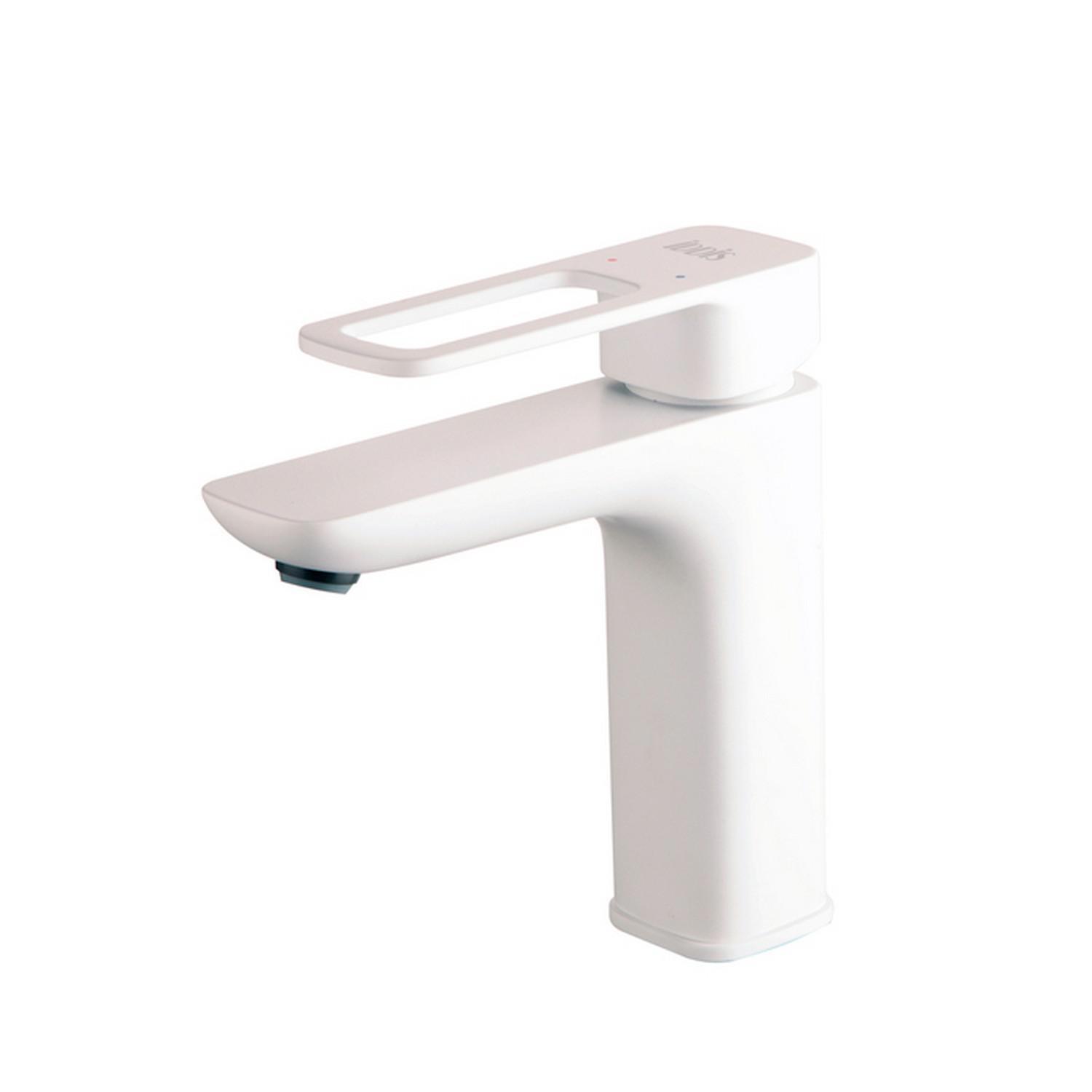 Изображение товара Смеситель для раковины Iddis SLIWT00i01 Slide литой белый матовый