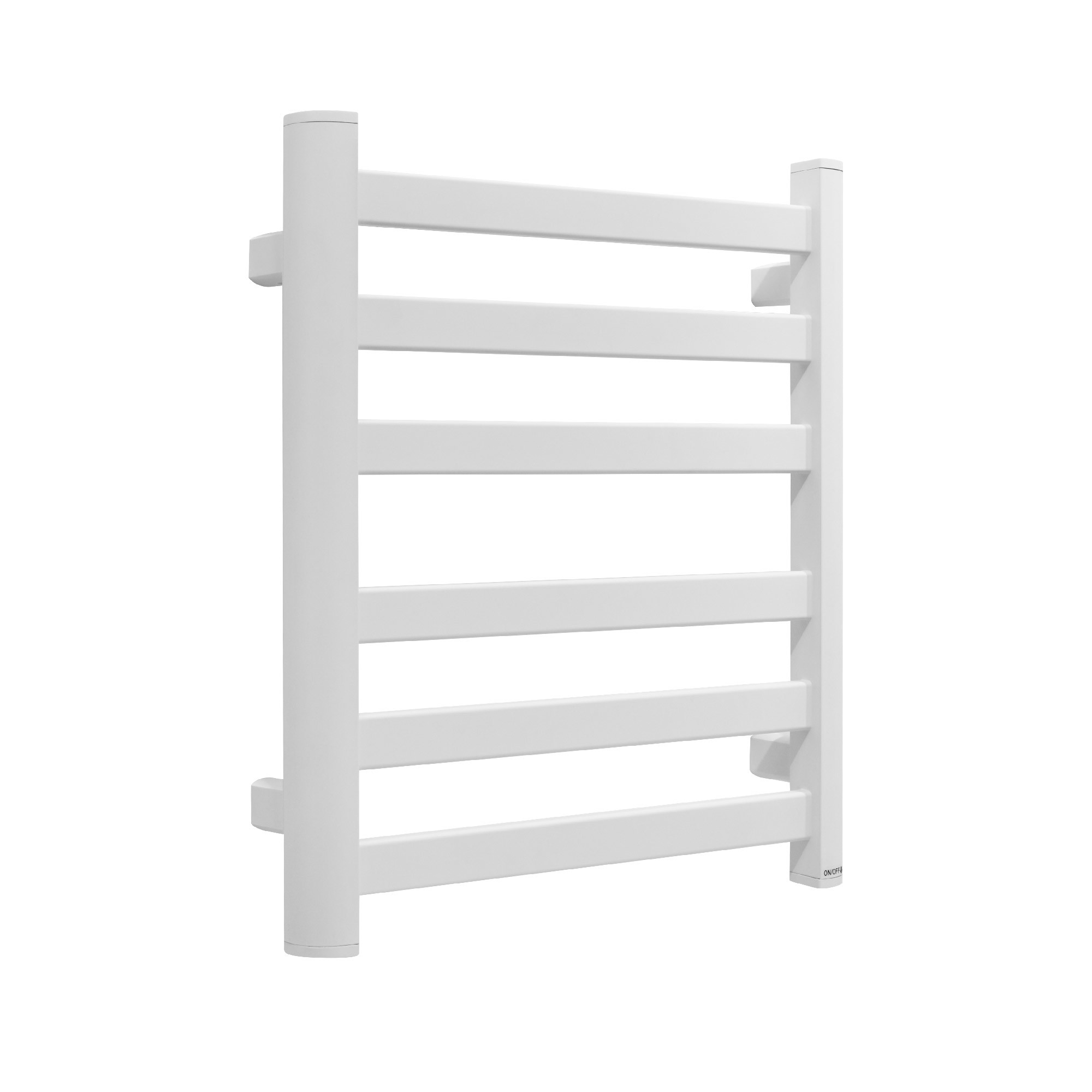Изображение товара Электрический полотенцесушитель Fixsen Basic 600x500 мм 135 Вт белый лесенка